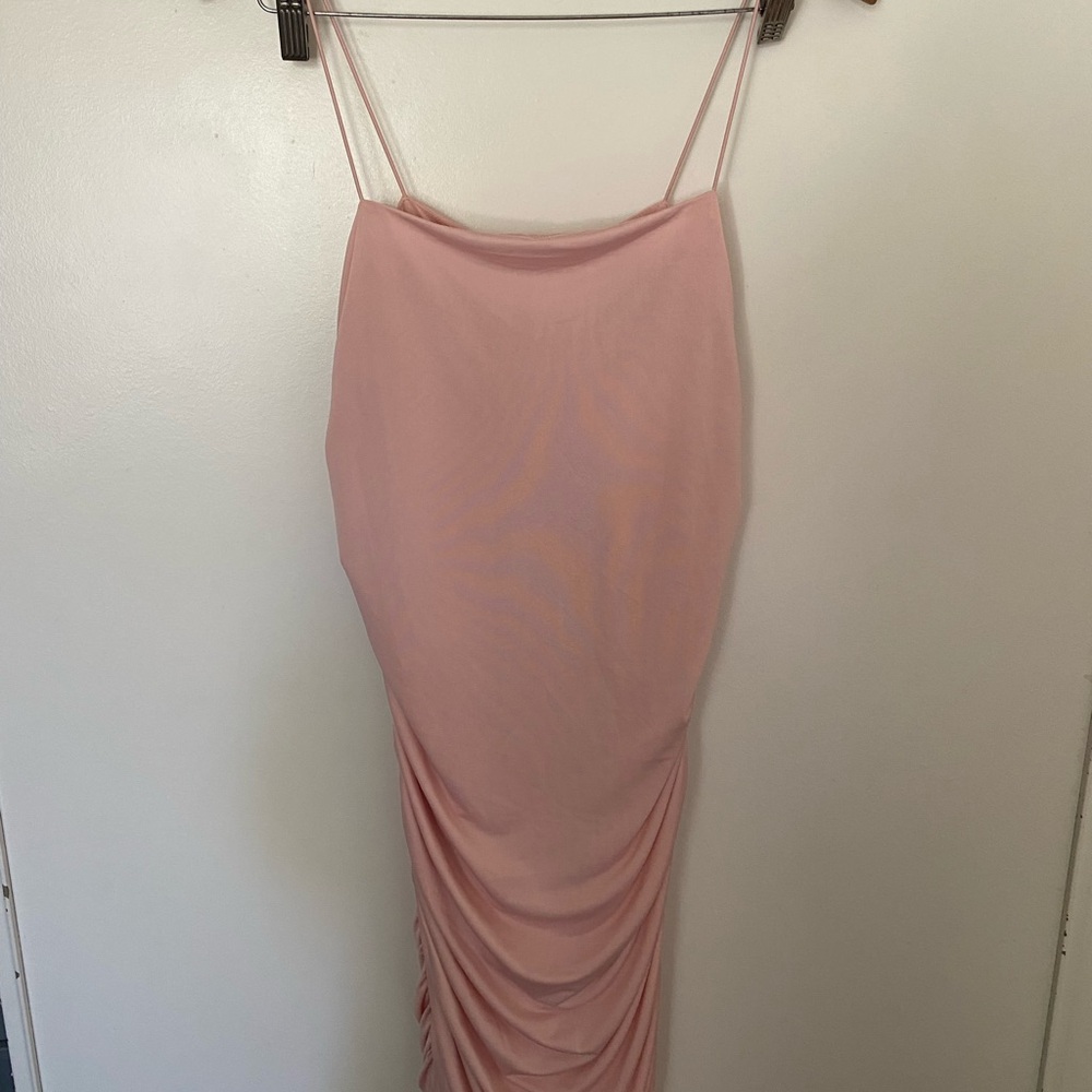 Love x Design Pink Body con Ruched Dress